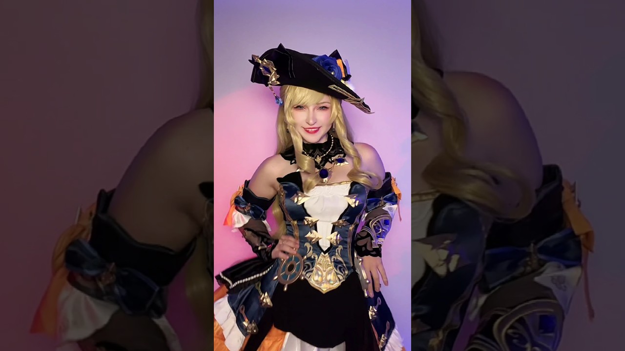 💜💜💜 #genshinimpact #cosplay #navia