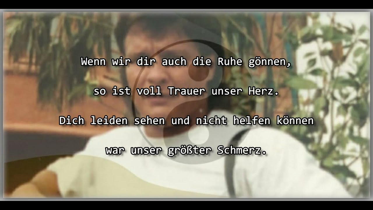 Beerdigung Jakob Franzen ( Karate Jacky)! Ruhe in Frieden!