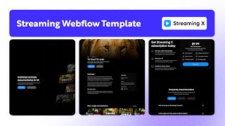 Streaming Platform Website Template | Streaming X - BRIX Templates