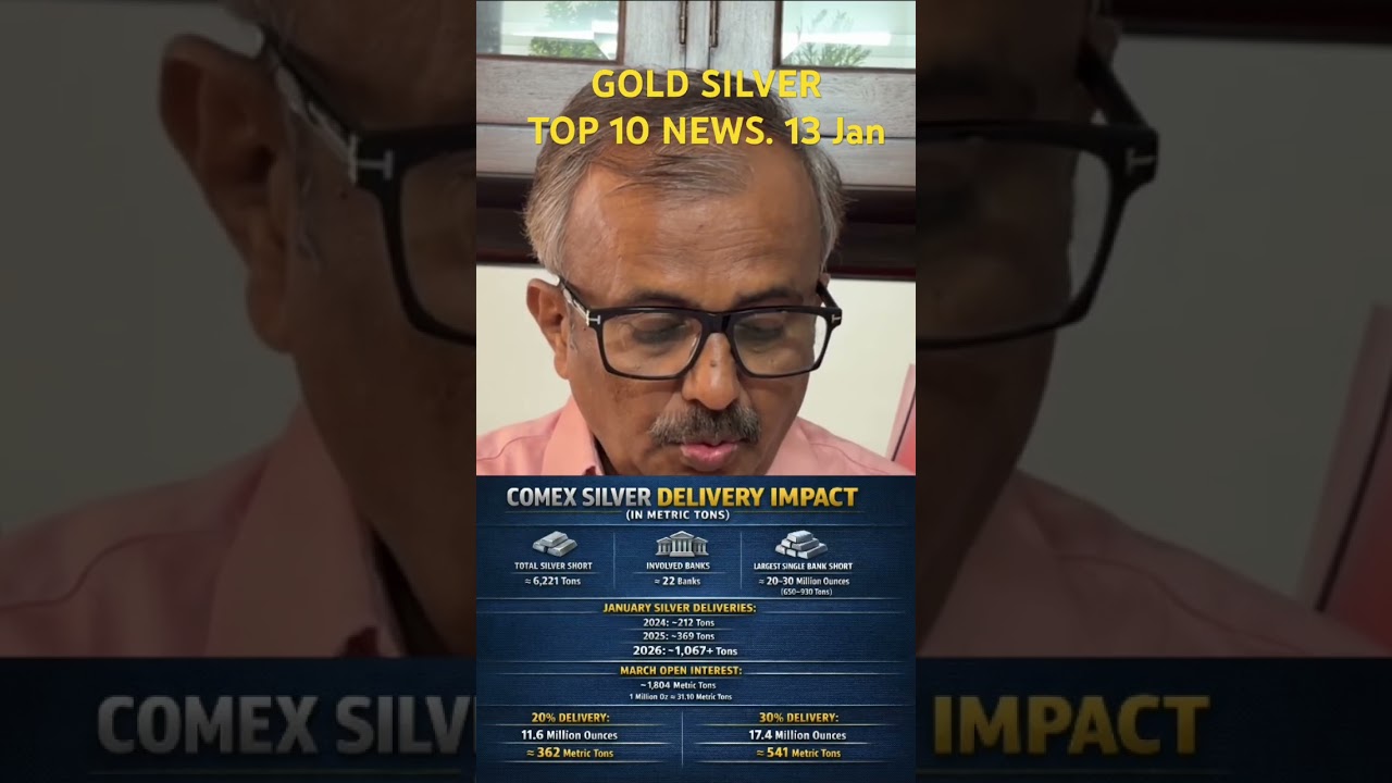 GOLD SILVER TOP 10 NEWS : 13 JAN,26