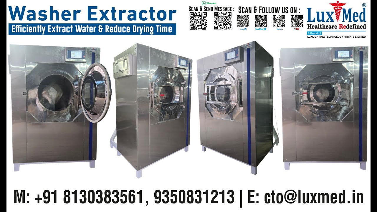 LuxMed® Washer Extractor, Barrier Washer Extractor, CSSD Laundry, Laundry  Complete Project,