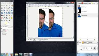 How to Flip a Selection in GIMP