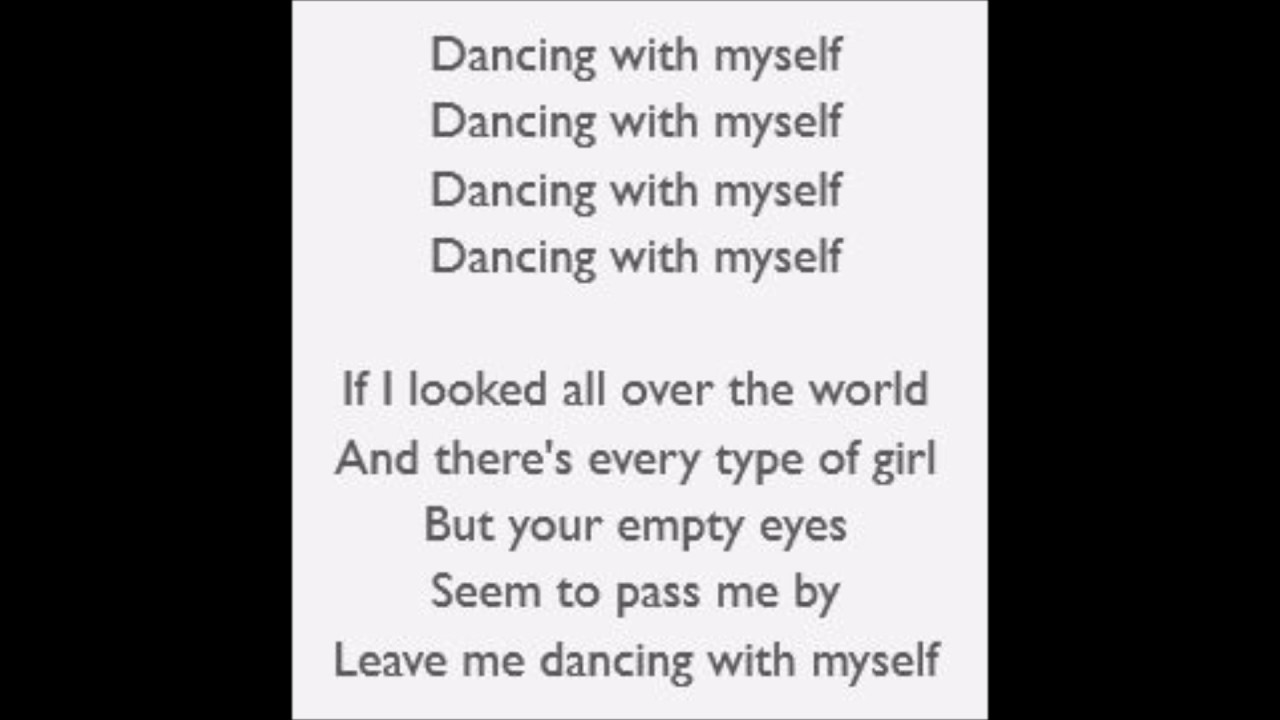 Dancing with myself