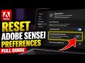 How to Reset Adobe Sensei Preferences - Full Guide