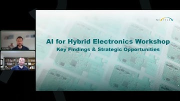 AI for Hybrid Electronics - Workshop Outcomes & What’s Next
