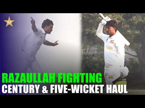 Razaullah Fighting Century & Five-Wicket Haul | Outstanding All-Round Performance 🏏| PCB | MA2K