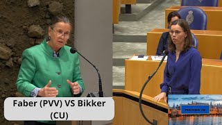 Faber (PVV) VS Bikker (CU): "U heeft Nederland ELLENDE gegeven, vluchtelingen zijn vaker CRIMINELEN"