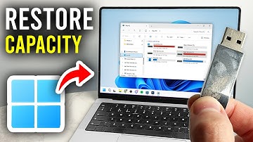 How To Restore USB Flash Drive To Original & Full Capacity - Step By Step