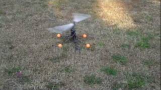 First attempts to hover didn't go so well