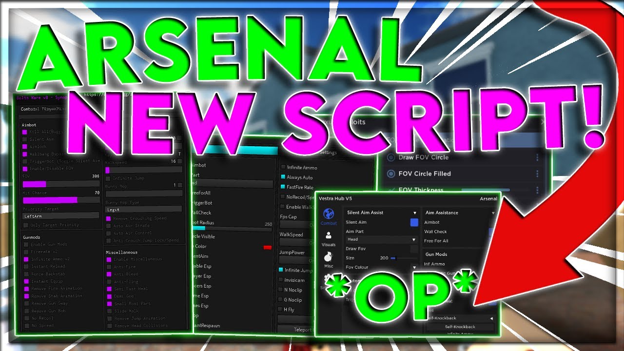 Arsenal Roblox - Scripts, Cheats, Hacks and Codes - Orioncap