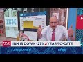 I'm too worried about these trends to say IBM's now safe to buy, says Jim Cramer