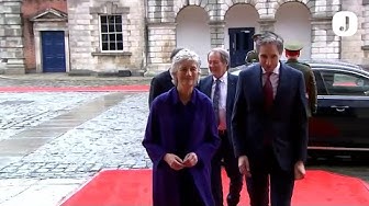 Thumbnail for Catherine Connolly arrives at Dublin Castle for inauguration ceremony