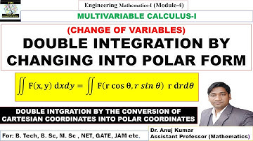 Cartesian to Polar Coordinates | Double Integral Engineering Mathematics | Change of Variable
