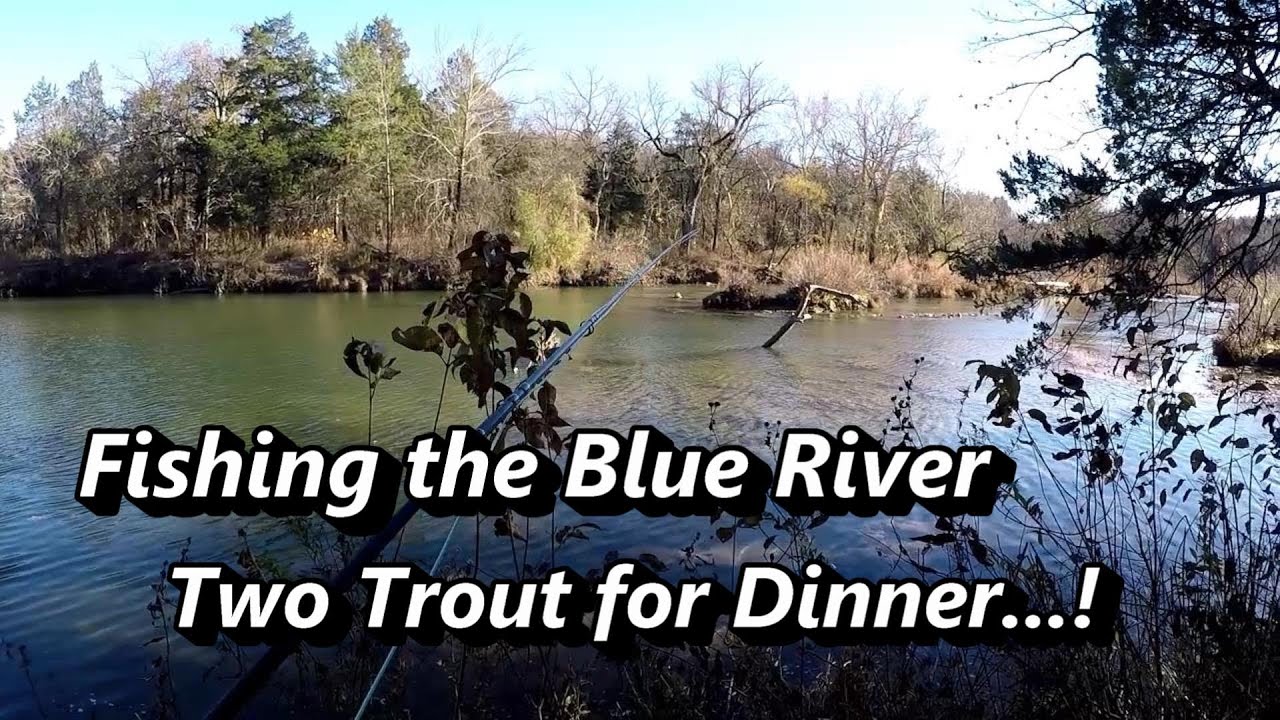 Blue River Oklahoma Fishing Two Trout This Round YouTube