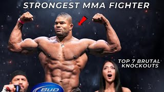 Strongest MMA Fighter - Top 7 Brutal Knockouts Against Monsters