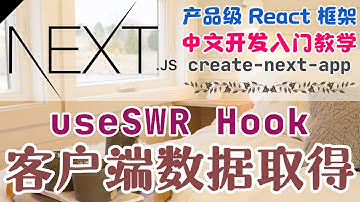 Next.js 产品级的 React 框架 - 中文开发入门教学 - 使用 useSWR Hook 客户端数据取得