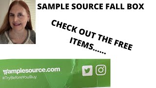 What comes in a SampleSource Box?  #TryBeforeYouBuy Fall Box 2021