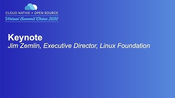 Keynote: Jim Zemlin, Executive Director, Linux Foundation