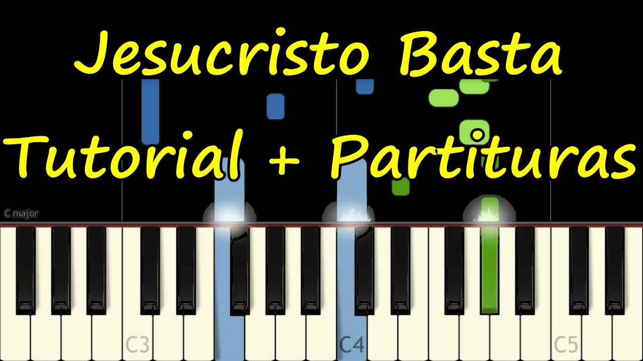 JESUCRISTO BASTA Piano - Un Corazón - Tutorial Cover Facil + Partitura PDF Sheet  Music Easy Midi - YouTube