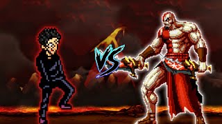 King Sukuna V2 Buff (New) VS Kratos V2 in Jump Force Mugen