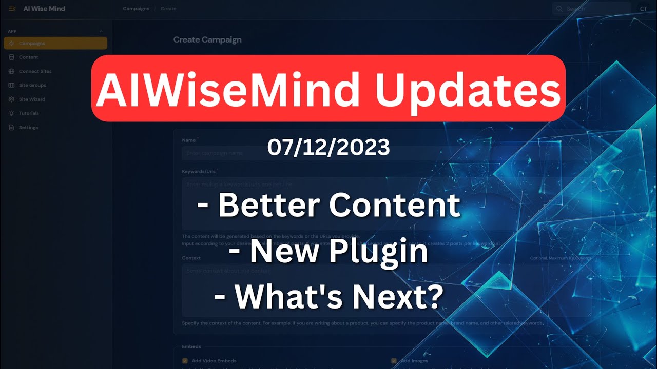 AIWiseMind New Features: Better Content, New Plugin, & What's Next?