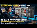 Current Gen 3D Game Prop Production | Block out, Reference Board &amp; Modelling Basics (Beginner Guide)