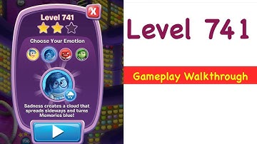 Inside Out Thought Bubbles - Level 741 - Tips and Strategy Gameplay Walkthrough No Boosters