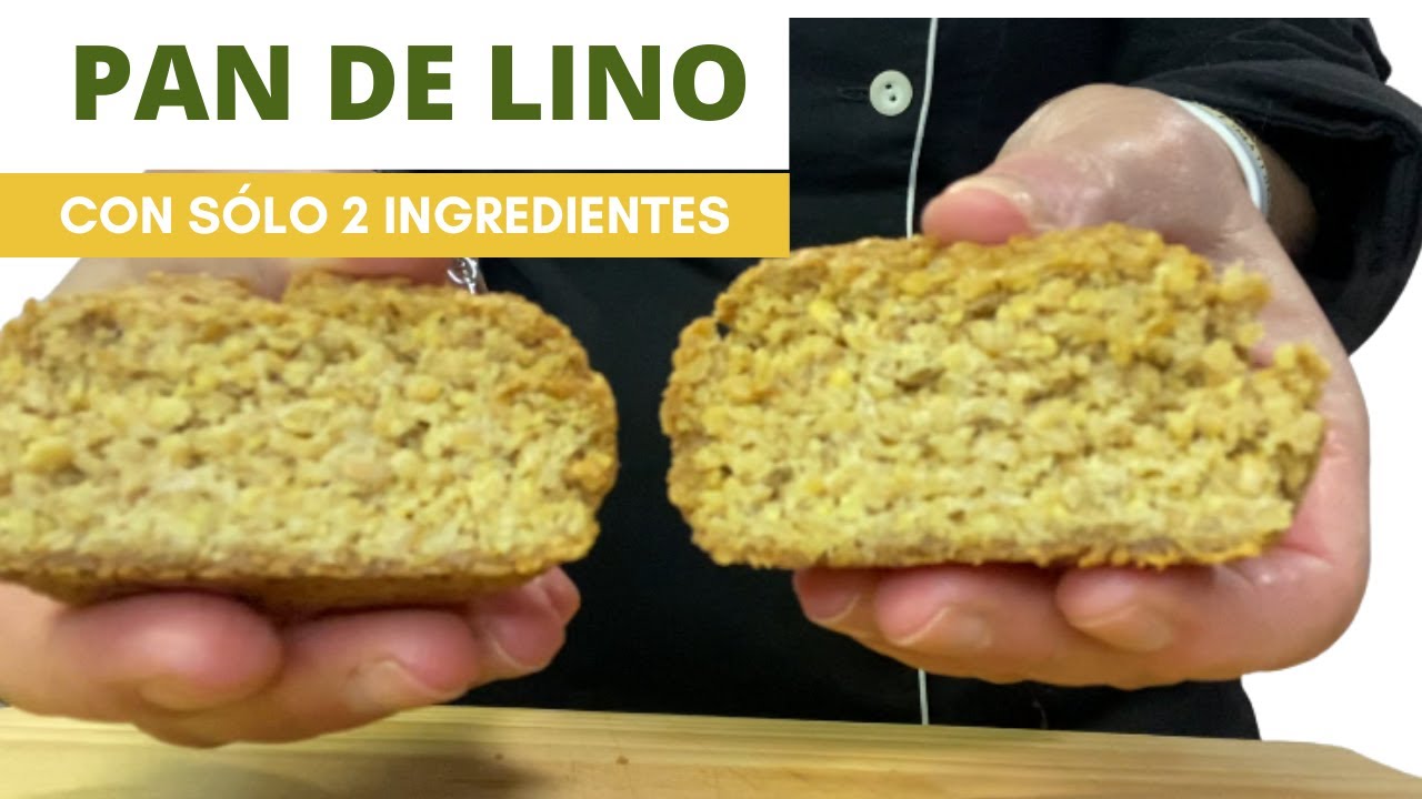 ✅ PAN DE LINO O LINAZA. Vegano- Vegetariano- Apto celiacos y Diabéticos. Sólo 2 INGREDIENTES.
