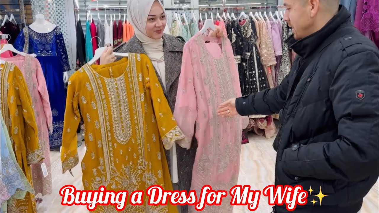Taking My Wife Dress ✨Shopping & Finding the Perfect One ❤️