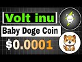 BIG NEWS😵 / BABY DOGE COIN / VOLT INU COIN CRYPTO NEWS TODAY'S / PRICE PREDICTION #babydogecoin 
