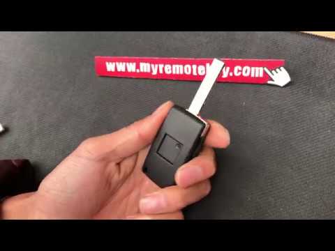 CE0536 Flip Remote Key Shell Case For Citroen Peugeot 3 Button HU83 Middle Light Button