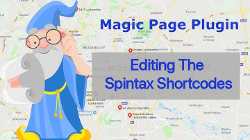 Magic Page Plugin Editing Spintax Shortcodes With HTML Code - Magic Page Wordpress Plugin