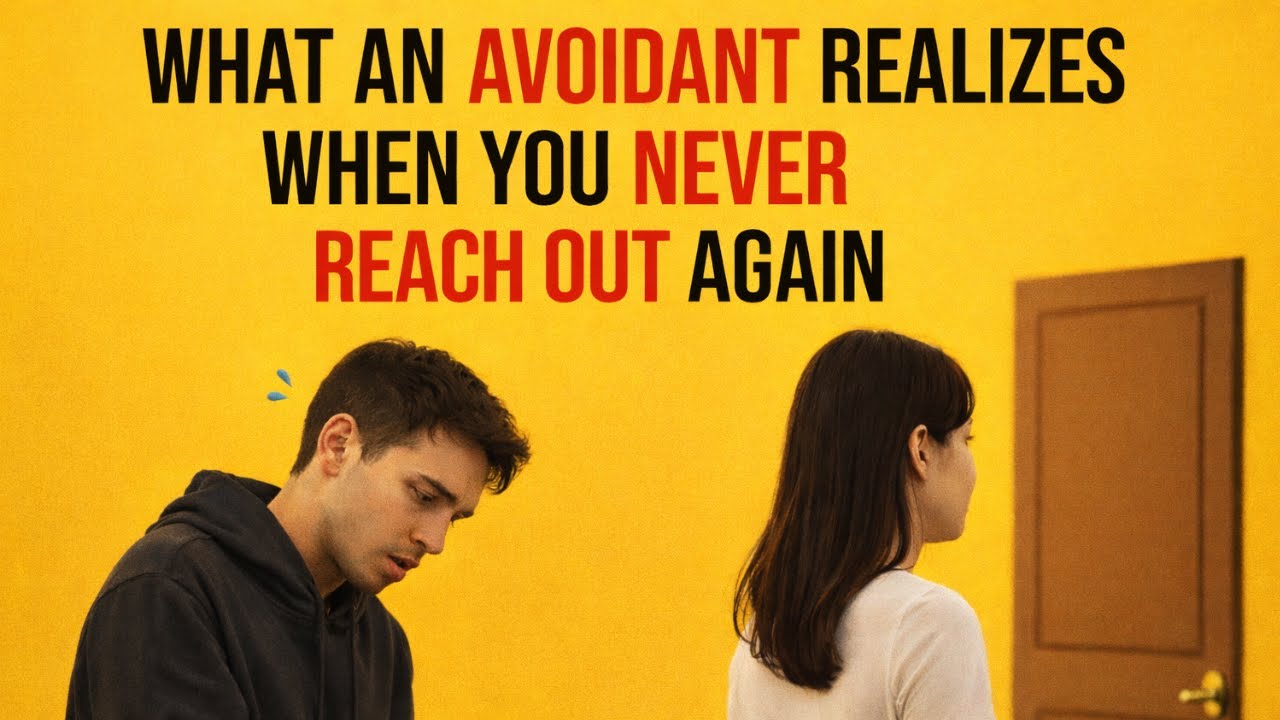 The Psychology of Silence What an Avoidant Realizes When You Never Reach Out Again| Avoidant Fantasy