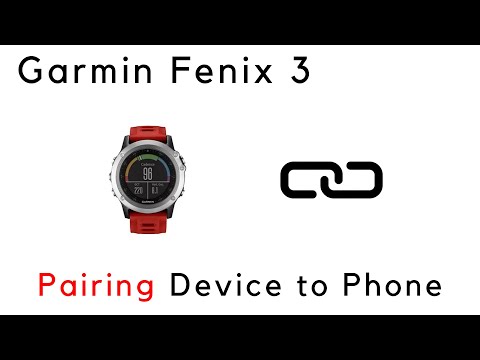 Tutorial How To Pair Update Garmin Fenix 3 HR to Phone