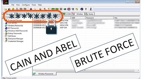 HOW TO BRUTE FORCE ATTACK USING CAIN AND ABEL