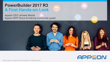 Hands-on Look at PowerBuilder 2017 R3