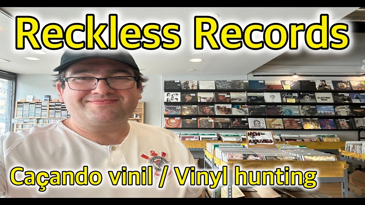 Vinyl hunting! RECKLESS RECORDS mais uma caca aos discos em Chicago uma loja completa!