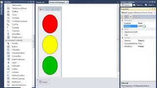 Create traffic signal using timer control in vb.net