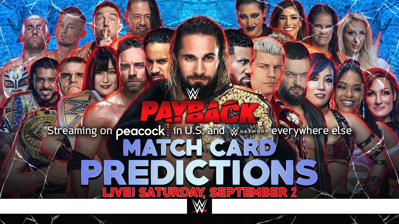 WWE Payback 2023 Match Card Predictions YouTube