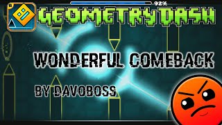 Geometry Dash - Wonderful Comeback (6☆?) by DavoBoss | 3/3 coins [240 Hz]