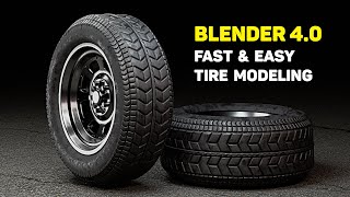 Tire Modeling Made Easy in Blender 4.0