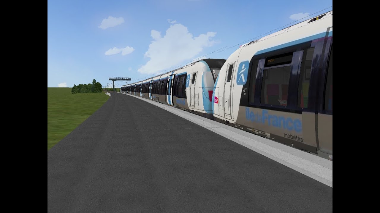 Open Rails Ligne H Saint-Leu la Forêt à Épinay - Villetaneuse