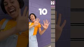 Numbers going down 😯 #123andres #kidsvideo #kidssong #kindergarten #maths #preschool #shorts