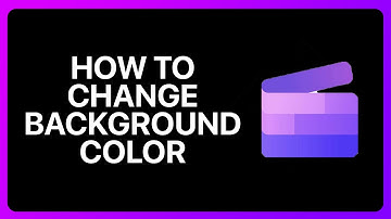 How To Change Background Color In Clipchamp Tutorial