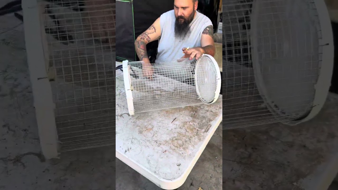 homemade weed trimmer out of household items