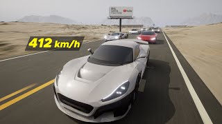 Fastest Electric Cars In The World Top Speed Comparison