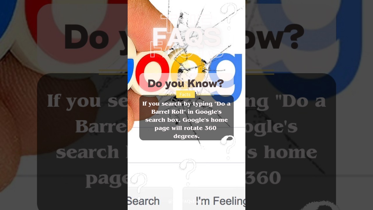If you type do a barrel roll into your google search, the whole page will  spin. #Trivia #triviaThursday #webdes…