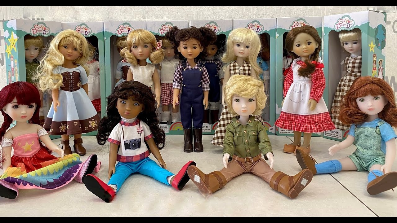 Обзор кукол из серии «Создай куклу своей мечты» от Ruby Red