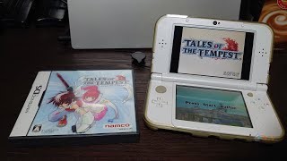 ニンテンドーDSソフト　テイルズ オブ ザ テンペストを開封・動作確認しました。[XPERIA1]