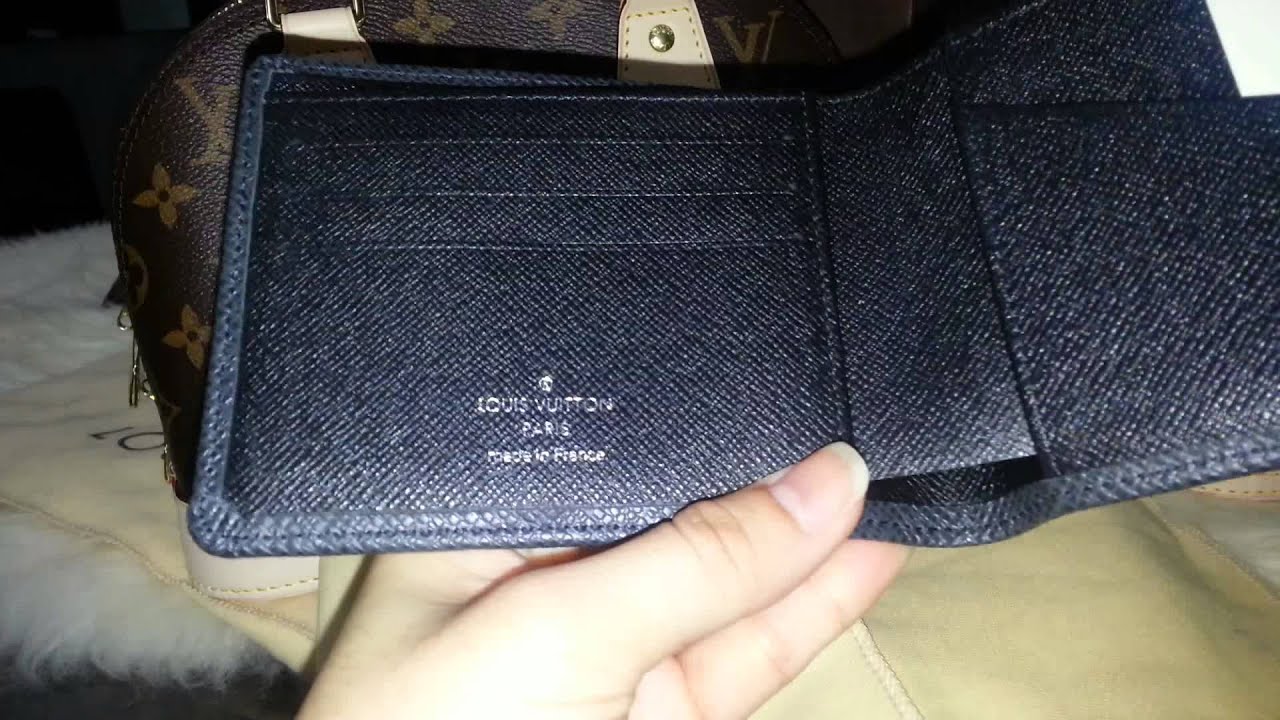 Lv man wallet M30952 Taiga- sold - YouTube